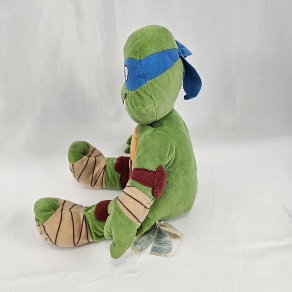 Nickelodeon Build a Bear Leonardo Teenage Mutant Ninja Turtles Plush 2014 TMNT - Picture 2 of 16
